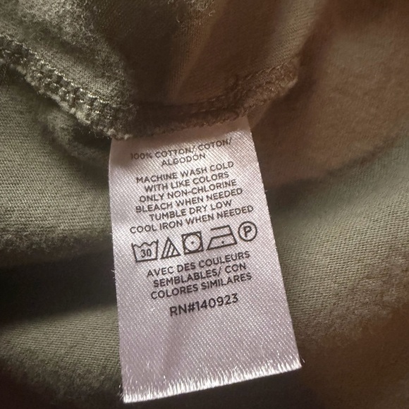 Loft Short Sleeve 2 Top Bundle Size Large. Green Eyelet & Grey Floral Top - Picture 5 of 11